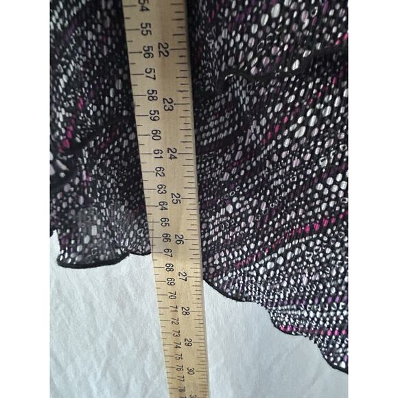 Notations Y2k Faux Wrap Top L Office Siren Secretary Librarian Corpcore - Picture 13 of 14